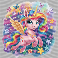 Rainbow Horse-RH 589
